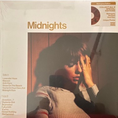 Taylor Swift - Midnights (Mahogany Vinyl)(Special France Edition) + booklet
