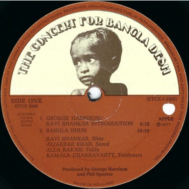 George Harrison - The Concert For Bangla Desh & Bob Dylan(3 LP)(Box Set)+booklet Apple Records