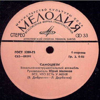 Советская (Российская) Эстрада - Самоцветы-Все,Что Есть У Меня