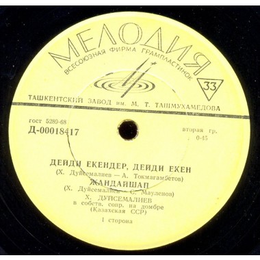 Казахстанские Исполнители - Дуйсемалиев/Абусеитов(домбра)
