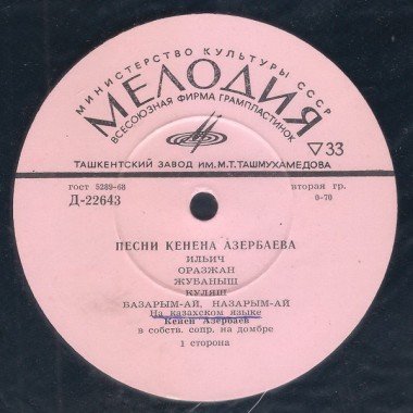Казахстанские Исполнители - Кенен Азербаев(домбра)