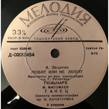 Советская (Российская) Эстрада - Soundtrack - Любит Или Не Любит
