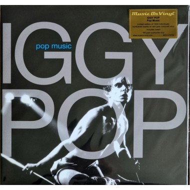IGGY POP - Pop Music/The Best Of(2 LP)(Ash Grey Vinyl)1500 numbered copies