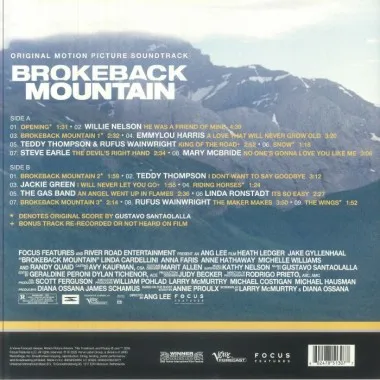Soundtrack - Gustavo SANTAOLALLA - Brokeback Mountain