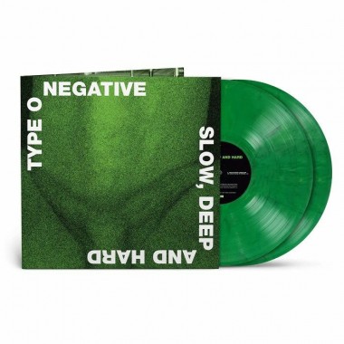 Type O Negative - Slow Deep & Hard(2 LP)(Green&Black Vinyl)+poster